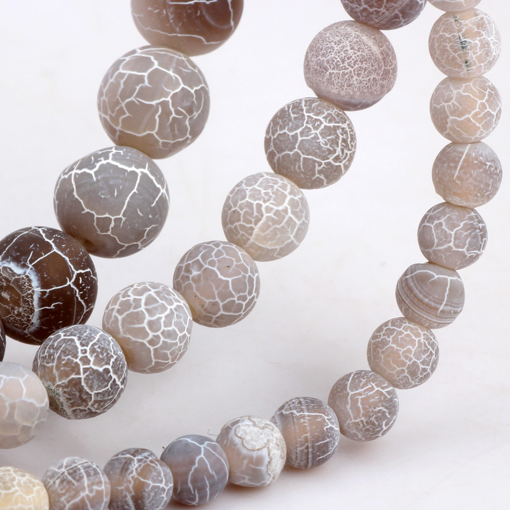 Jewelry Making Gemstones - 004 Model 6MM/8MM/10MM Matte Matte Matte