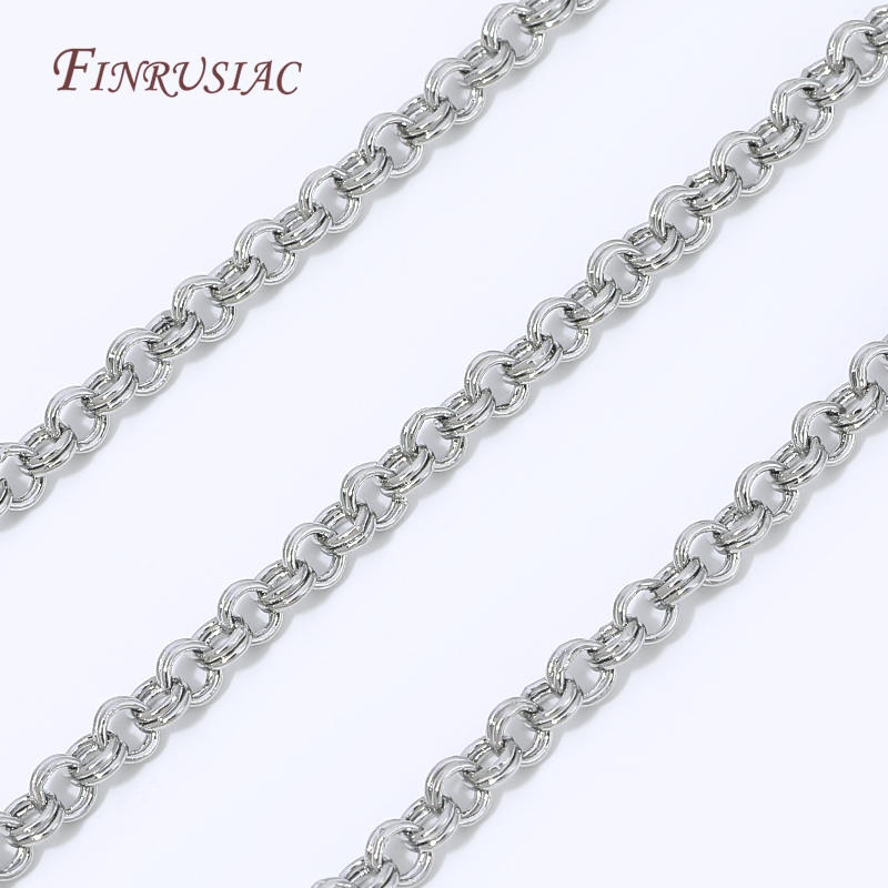 Chain Roll Cable - 18K Gold Plated Brass O Link