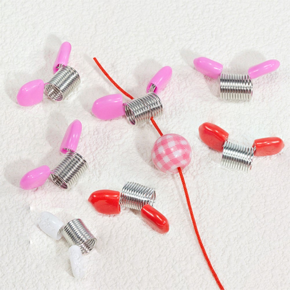 Jewelry Making Course - 5pcs Spring Bead Clamps Creative Wire