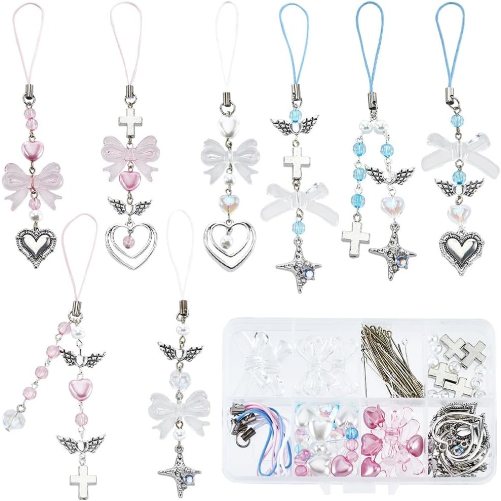 Jewelry Making Course - 154Pcs DIY 8 Sets Phone Charm