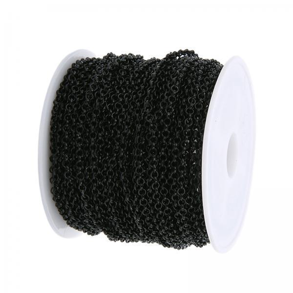 Chain Roll Cable - Iron Plated Necklace Chains Bulk Kit
