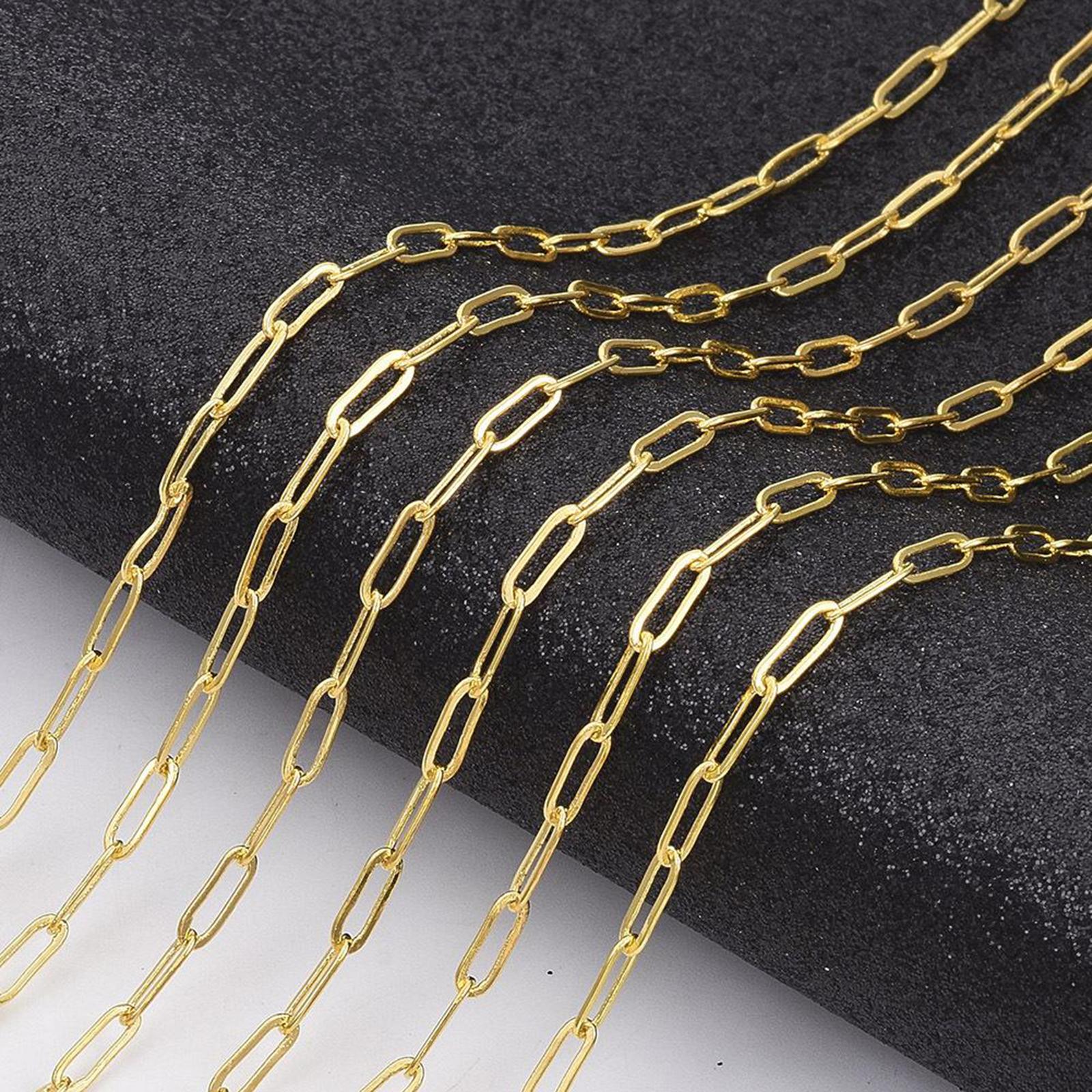 Chain Roll Cable - 16ft / Roll Necklace Chains Bulk