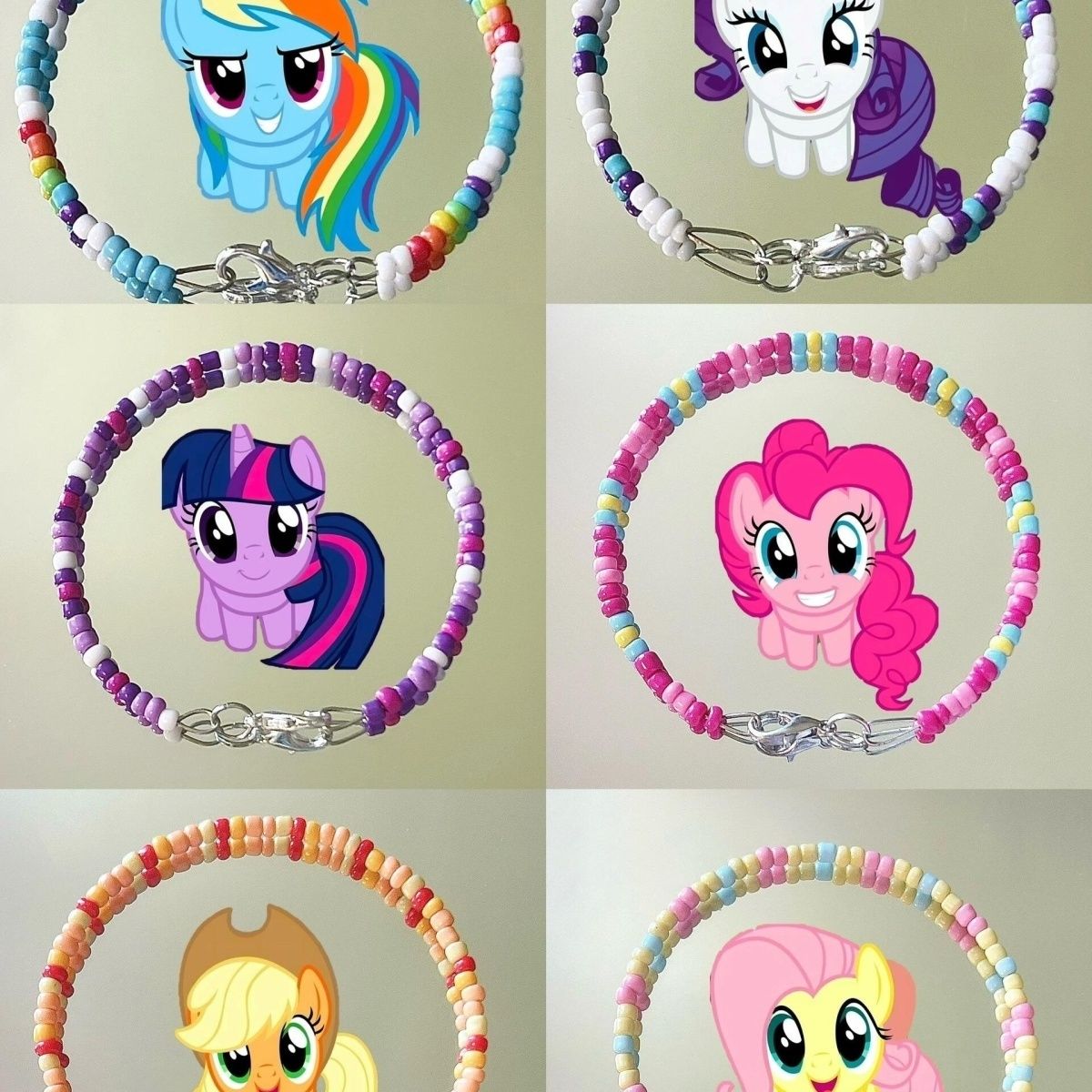 Jewelry Making Accessories - My Little Pony colorful rice bead