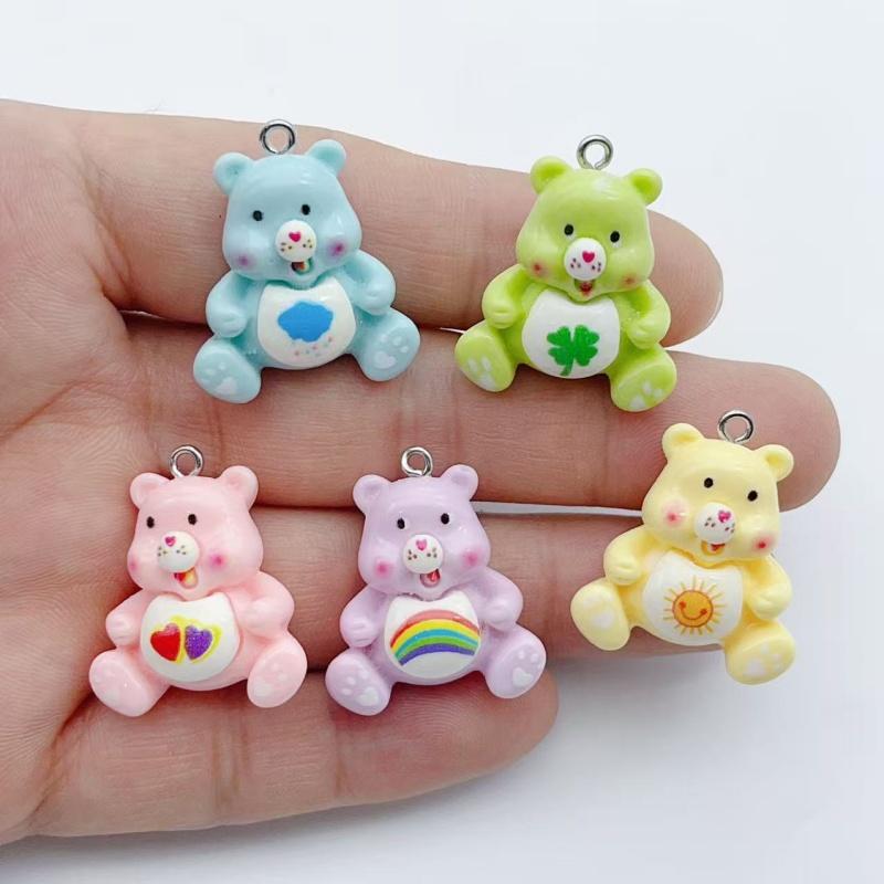 Jewelry Making Diy - 10pcs cartoon animal charm pendant DIY