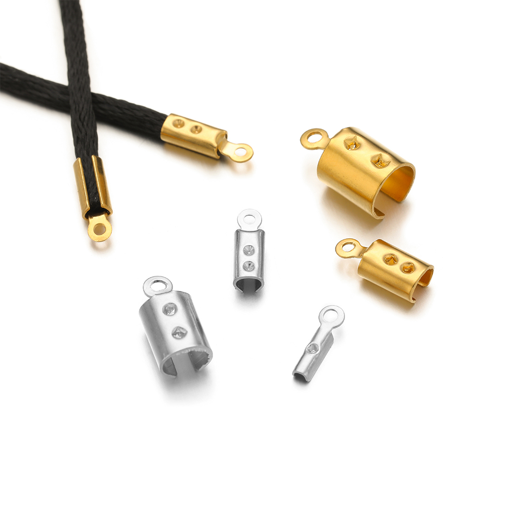 Jewelry Making Hardware - 50pcs Stainless Steel High Quality Crimp