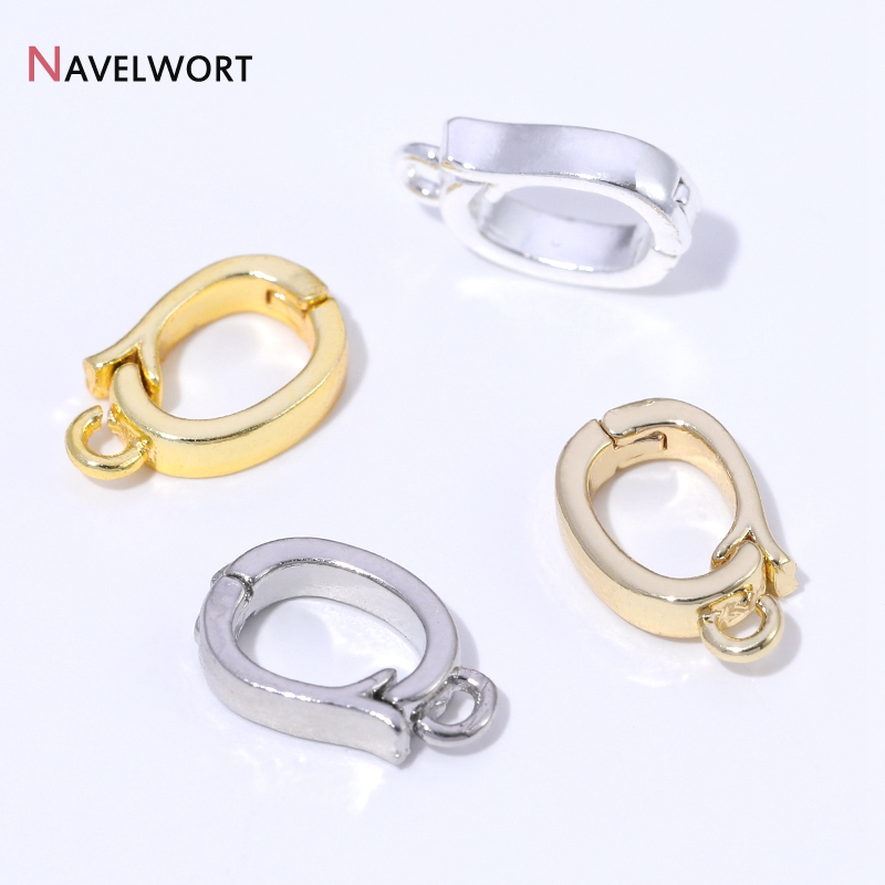 Jewelry Making Hardware - 14K/18K Gold Plated Brass Metal Hinged