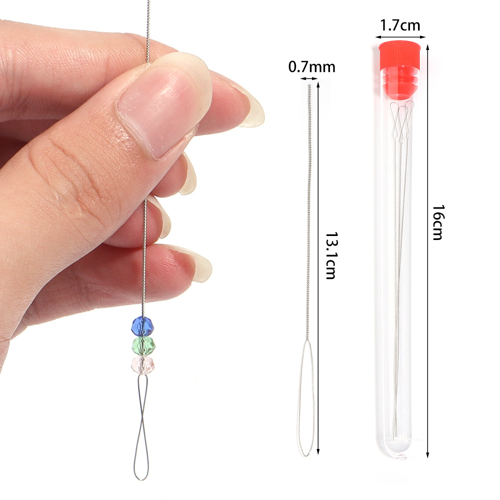 Jewelry Making Eye Pins - 5pcs Beading Needles Big Eye Beads