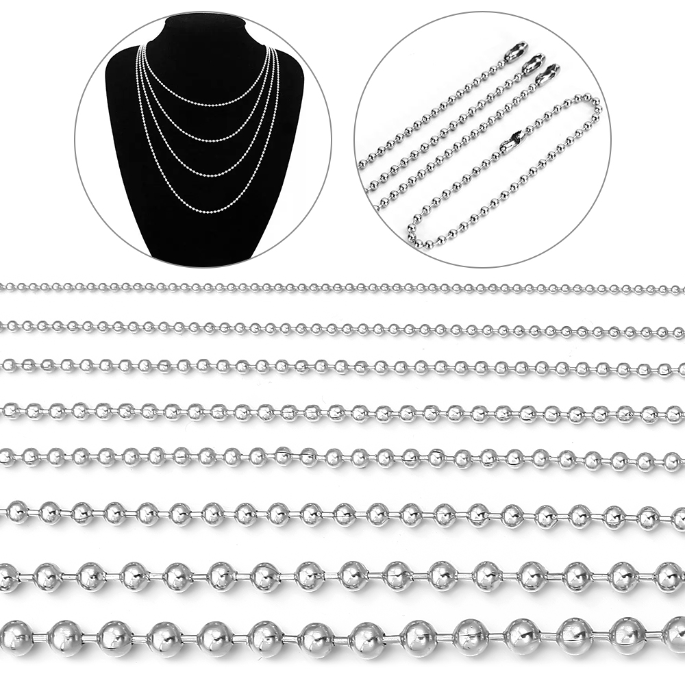 Chain Roll Cable - 5yards/roll Stainless Steel Ball Bead Chain