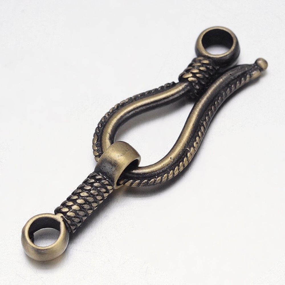 Lobster Clasp Silver - Rack Plating Brass Hook and S-Hook