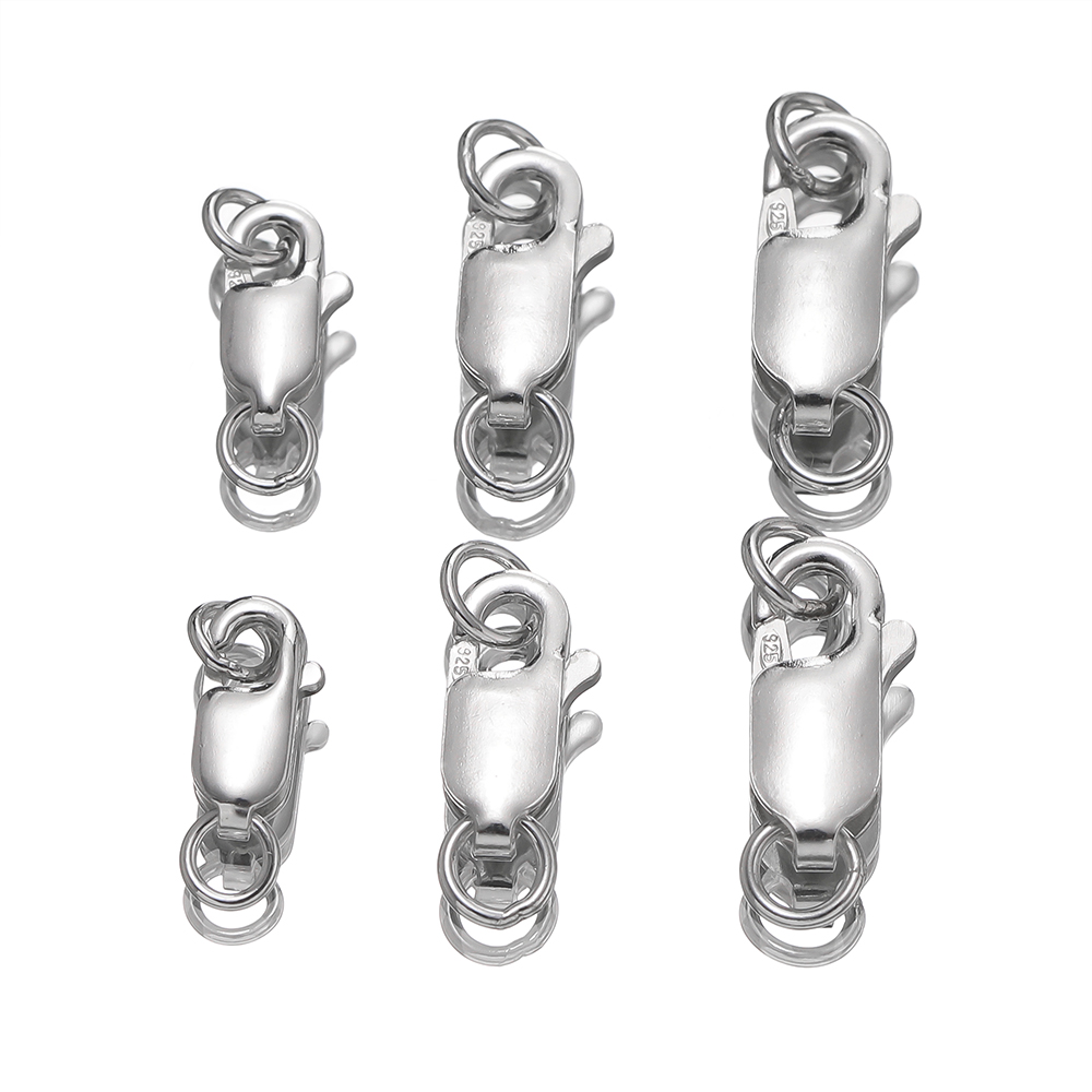 Lobster Clasp Silver - 2Pcs Solid Silver Lobster Clasps Jewelry