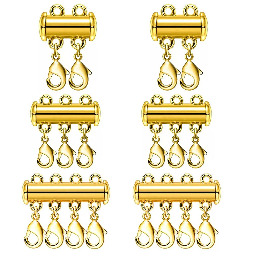 Jewelry Making Hardware - 2pcs Multi Strand Necklace Layer Lobster
