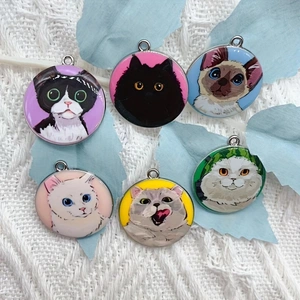 10pcs cartoon animal cat ename - đánh giá và giá Jewelry Making Diy