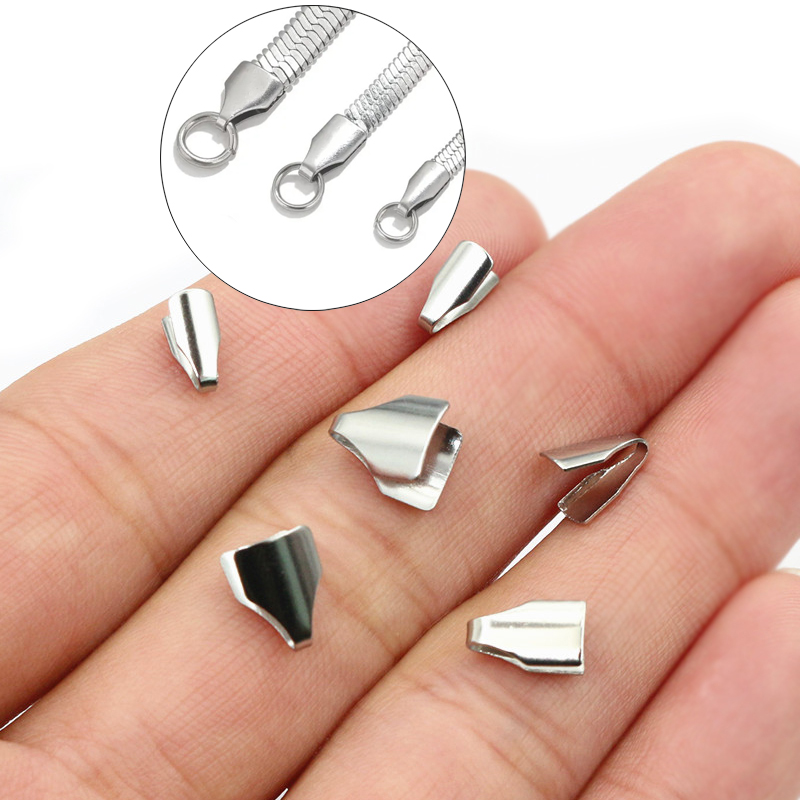 100pcs thép không gỉ 2-7mm phẳ - đánh giá và giá Jewelry Making Findings