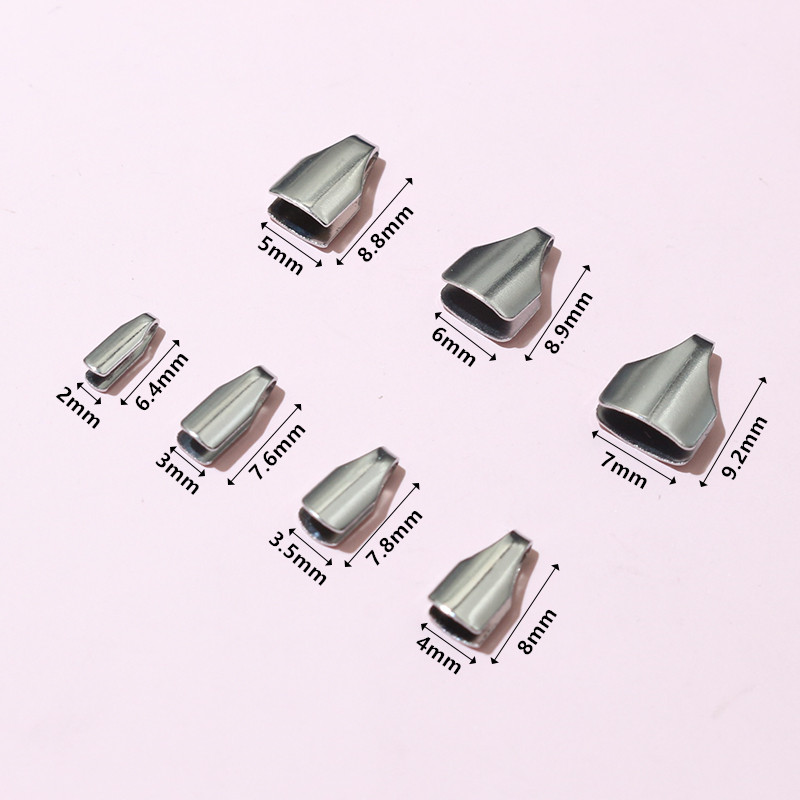 100pcs thép không gỉ 2-7mm phẳ - đánh giá và giá Jewelry Making Findings