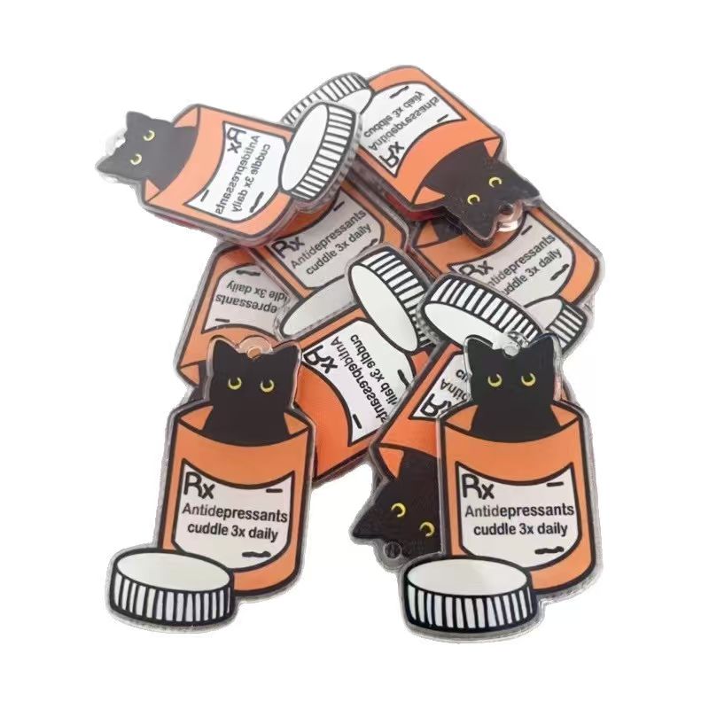 10pcs acrylic medicine cat pen - đánh giá và giá Jewelry Making Accessories