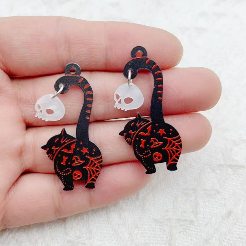 10pcs Halloween Acrylic Ghost  - đánh giá và giá Jewelry Making Diy