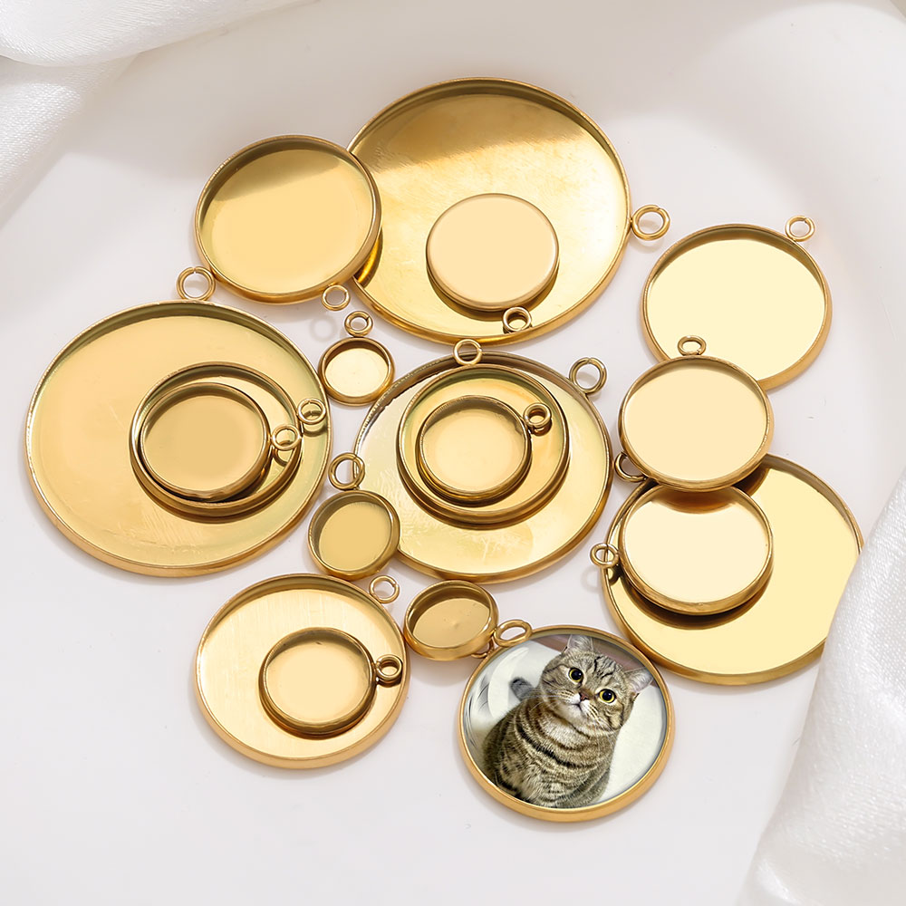 10 Pcs Golden Stainless Steel  - đánh giá và giá Jewelry Making Tray