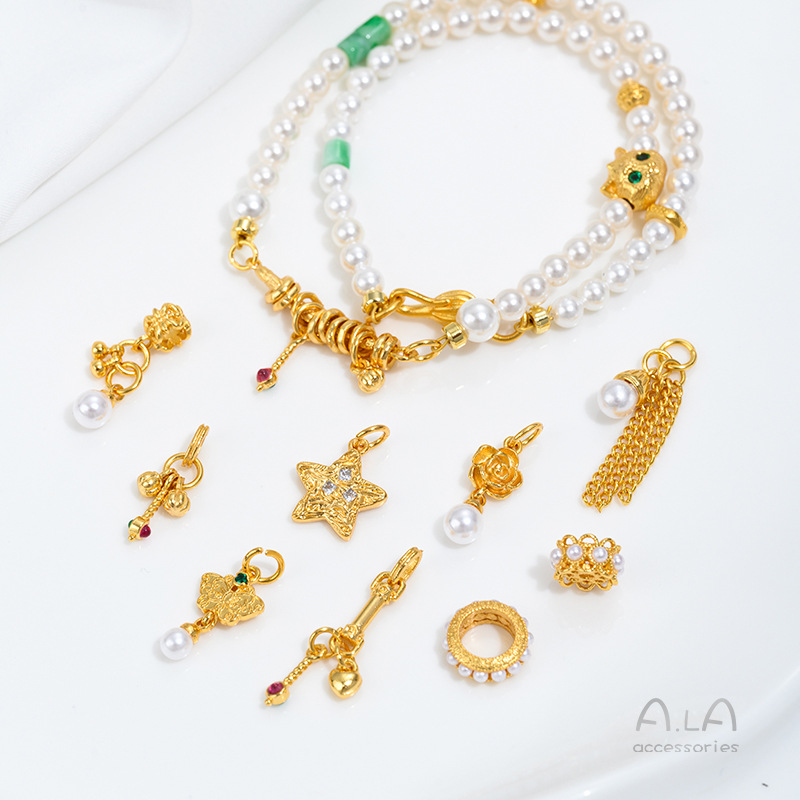 Vietnam Sand Gold Pearl Beads  - đánh giá và giá Jewelry Making Vietnam