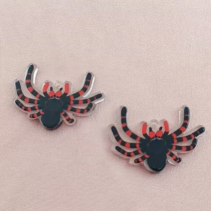 10pcs acrylic Halloween spider - đánh giá và giá Jewelry Making Accessories