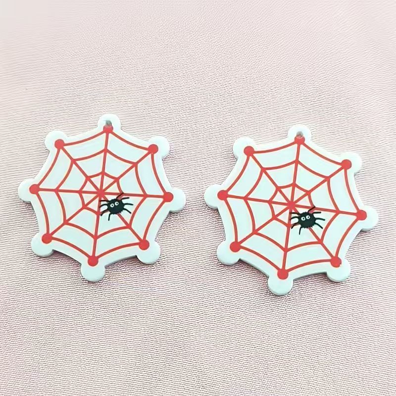 10pcs acrylic Halloween spider - đánh giá và giá Jewelry Making Accessories