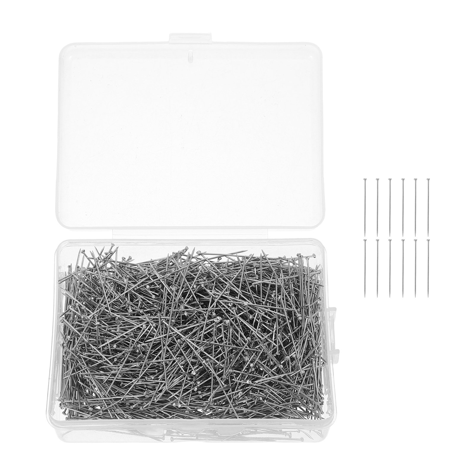 1600Pcs Stainless Steel Flat H - đánh giá và giá Jewelry Making Head Pins