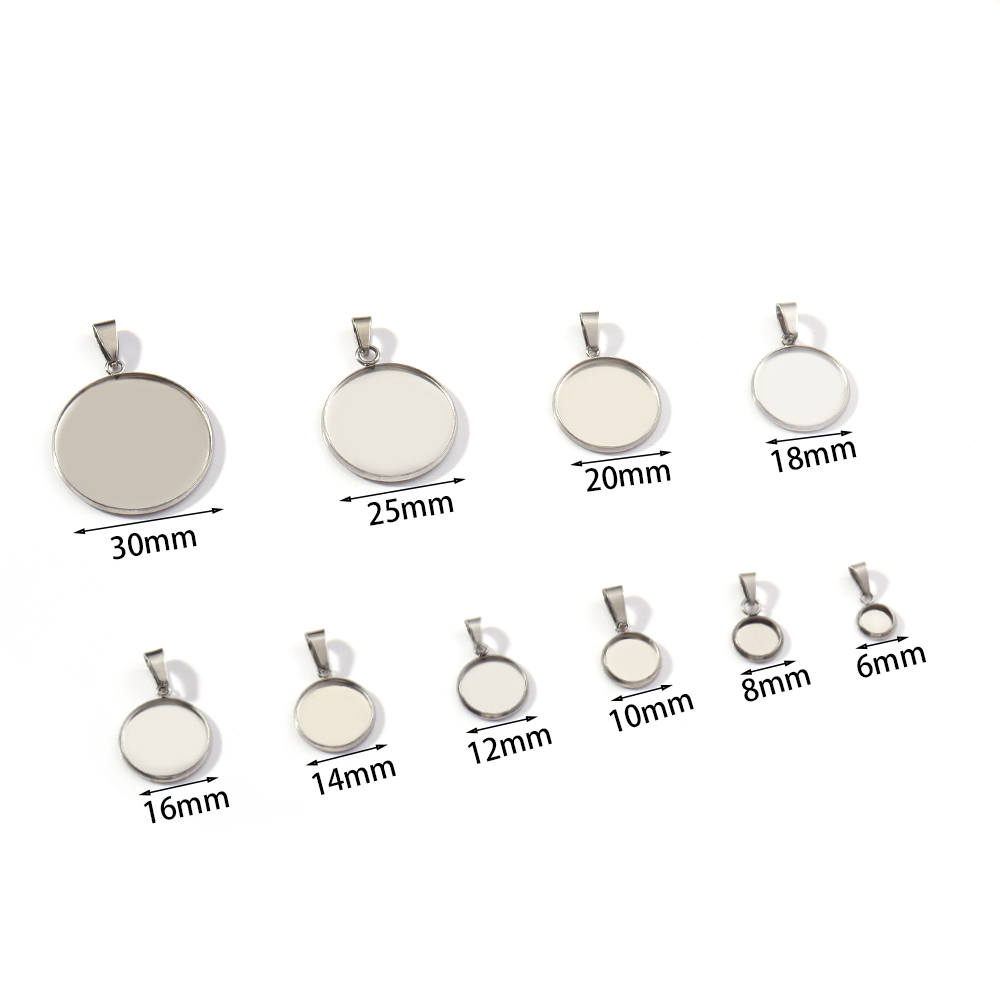 5-10pcs 6-30mm Stainless Steel - đánh giá và giá Jewelry Making Tray