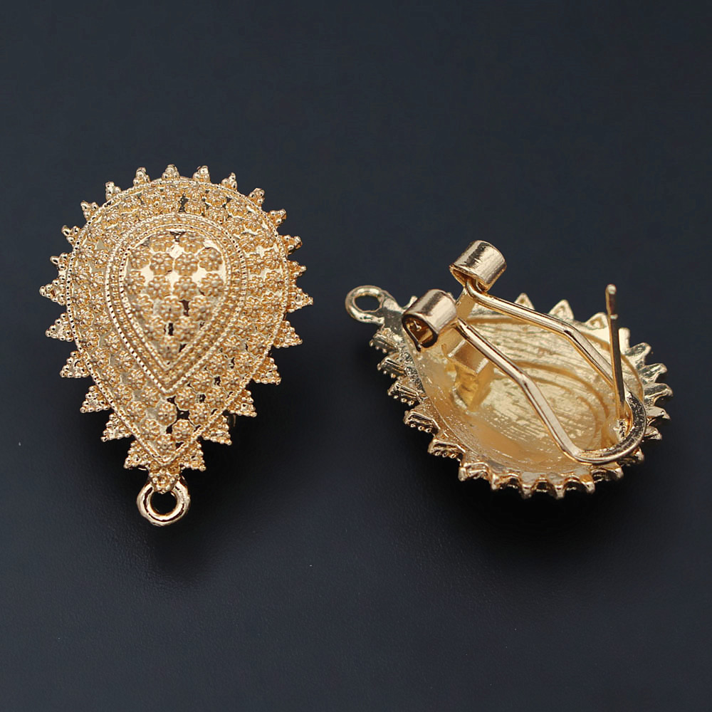 10pair Earrings Post with Loop - đánh giá và giá Jewelry Making Dubai