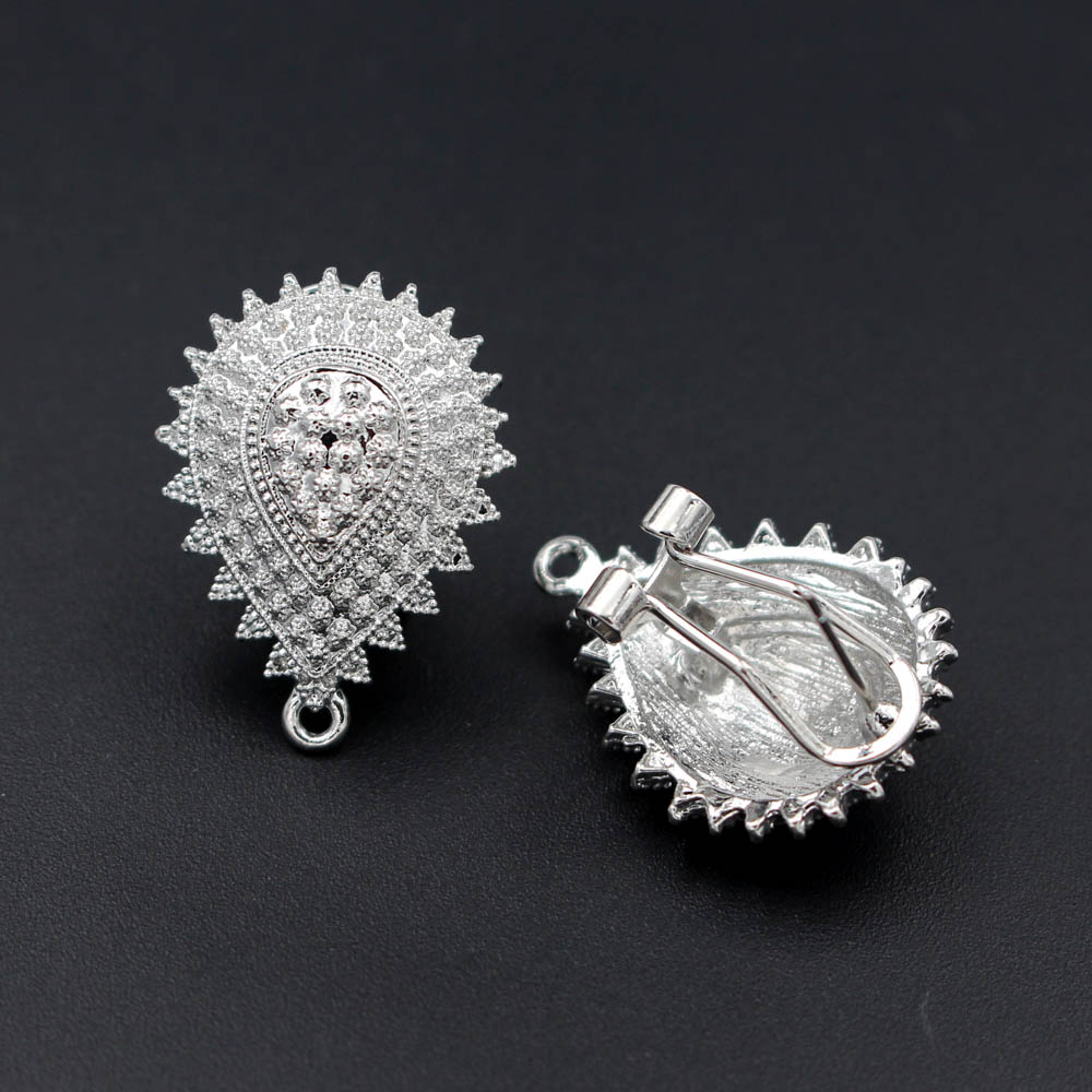 10pair Earrings Post with Loop - đánh giá và giá Jewelry Making Dubai