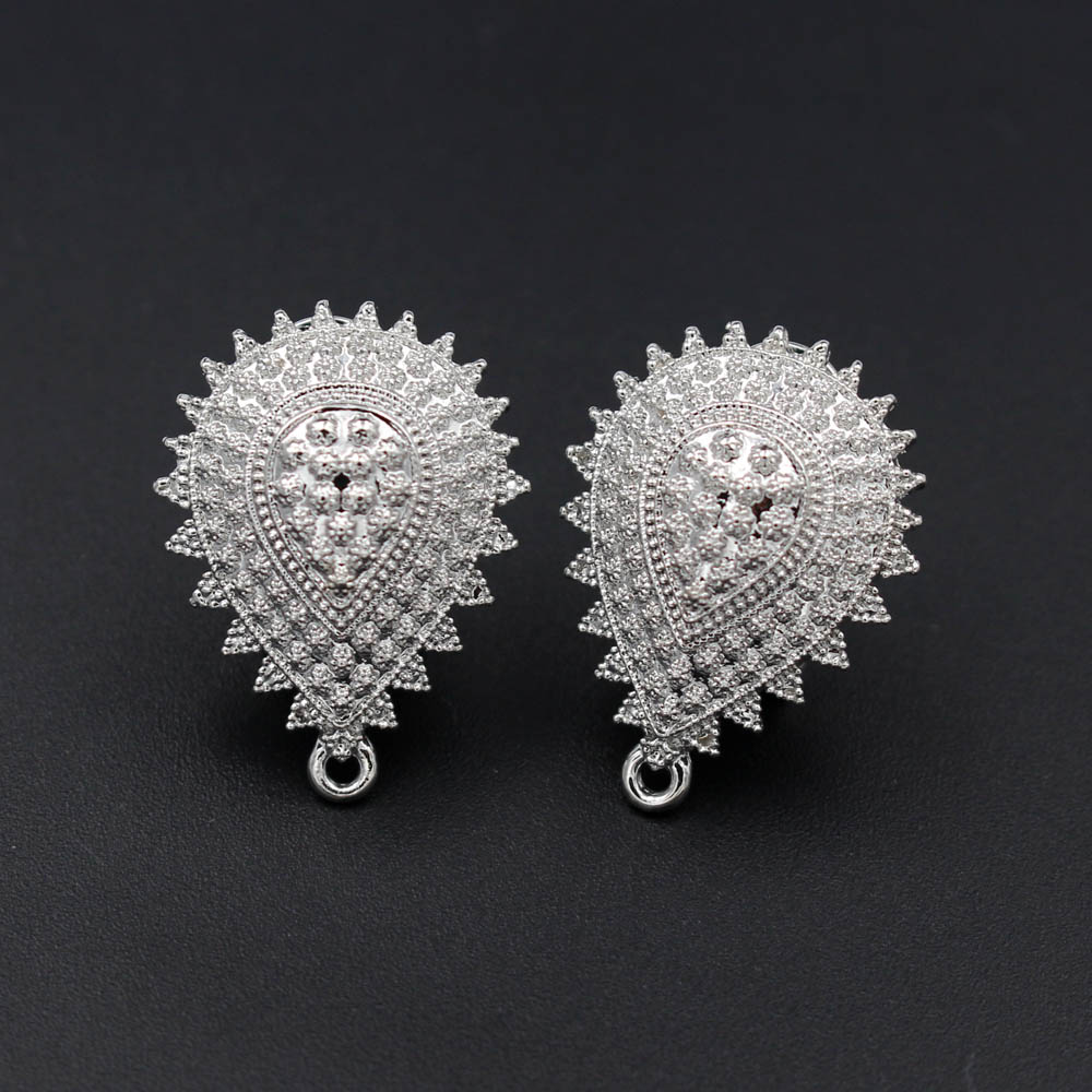 10pair Earrings Post with Loop - đánh giá và giá Jewelry Making Dubai