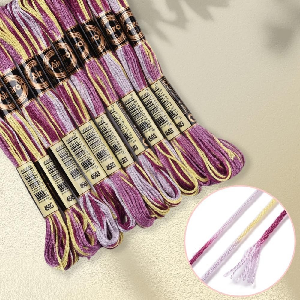 6 Strands Purple Variegated Em - đánh giá và giá Jewelry Making Course