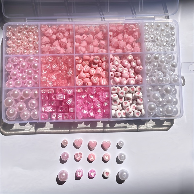 10-piece pink alphabet box, ac - đánh giá và giá Jewelry Making Course