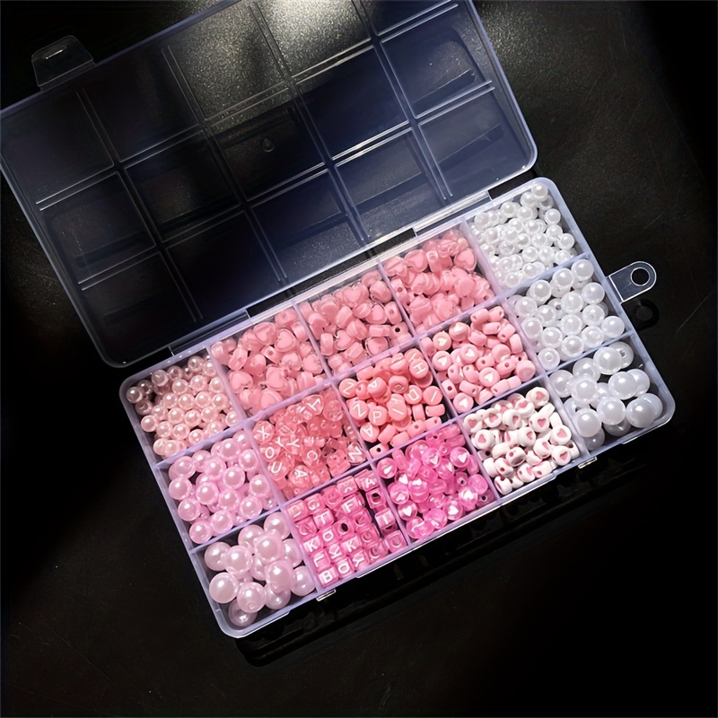 10-piece pink alphabet box, ac - đánh giá và giá Jewelry Making Course