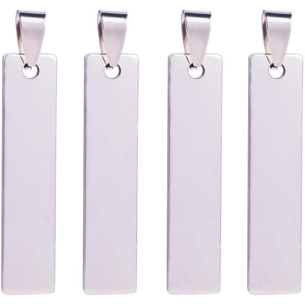 20PCS 1.5x0.3 Inch Rectangle S - đánh giá và giá Jewelry Making Course