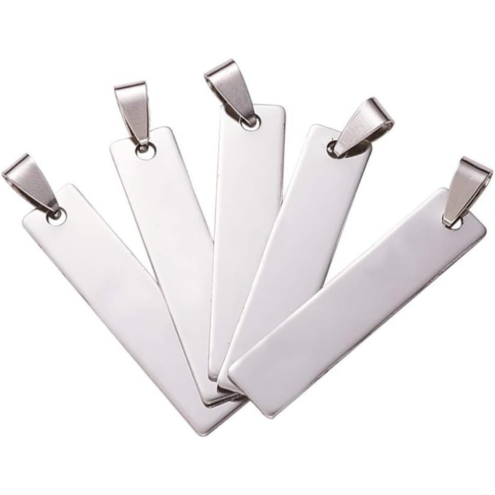 20PCS 1.5x0.3 Inch Rectangle S - đánh giá và giá Jewelry Making Course