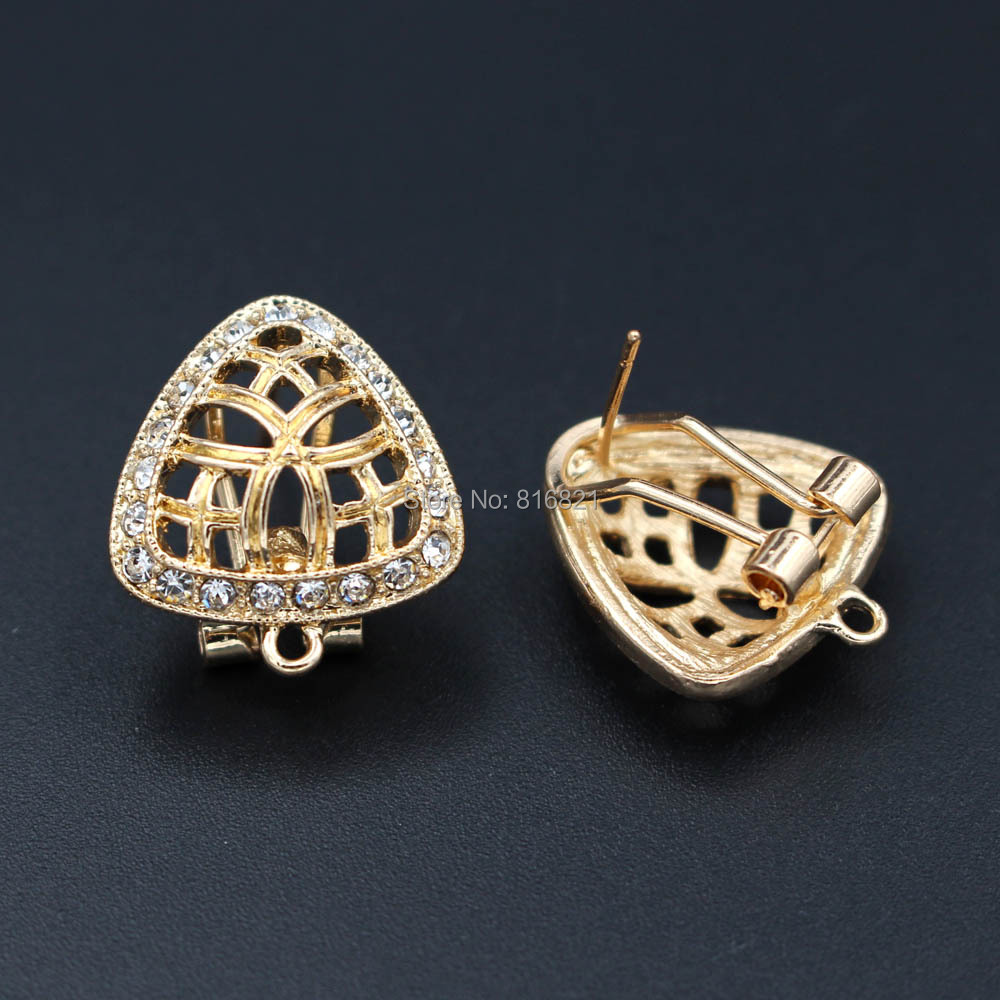 10pair Earrings Post with Loop - đánh giá và giá Jewelry Making Dubai