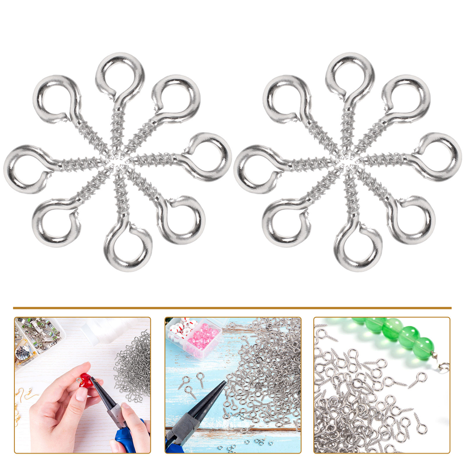 500Pcs Mini Screw Eye Pin Jewe - đánh giá và giá Jewelry Making Eye Pins