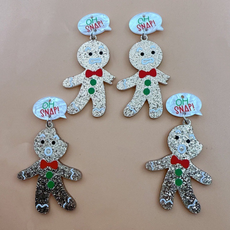 10pcs Cute Christmas Gingerbre - đánh giá và giá Jewelry Making Accessories