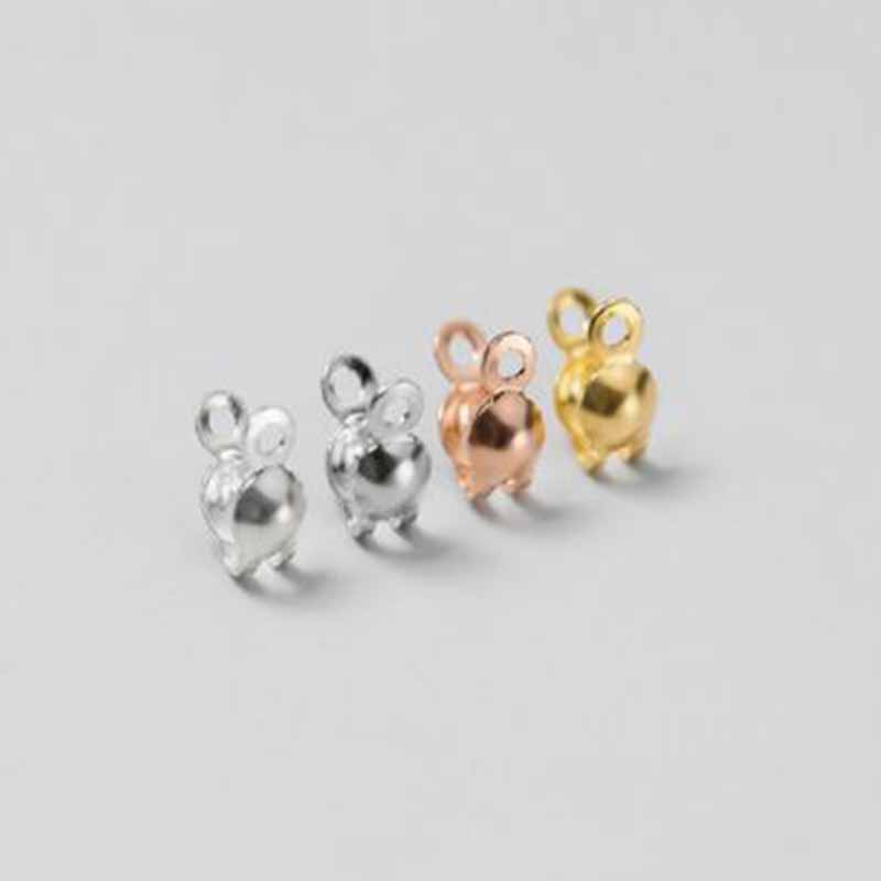 4pcs Genuine Real Pure Solid 9 - đánh giá và giá Jewelry Making Hardware