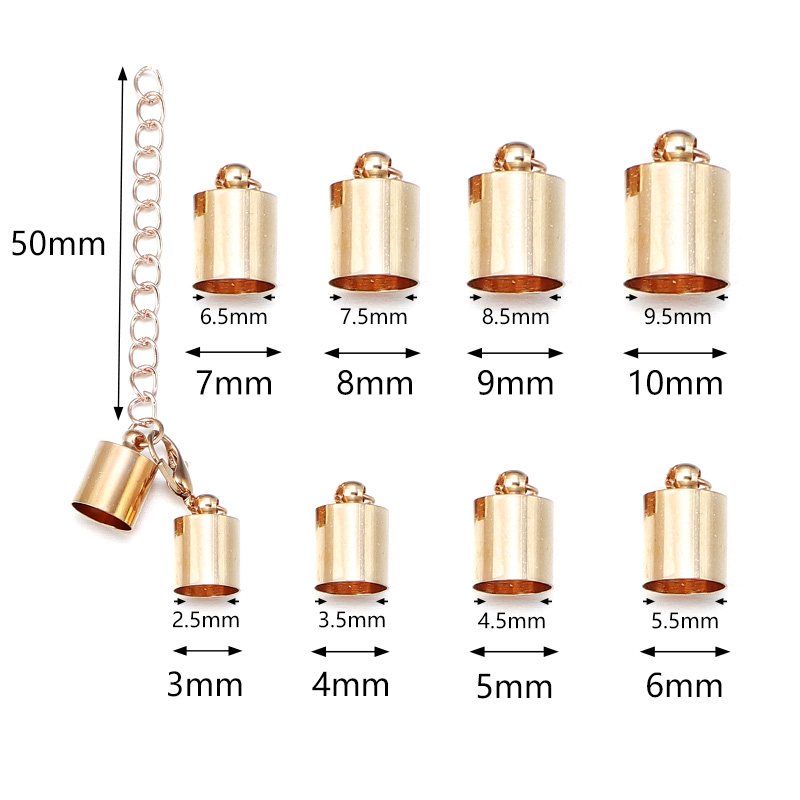 10Sets Leather Cord End Caps W - đánh giá và giá Jewelry Making Hardware