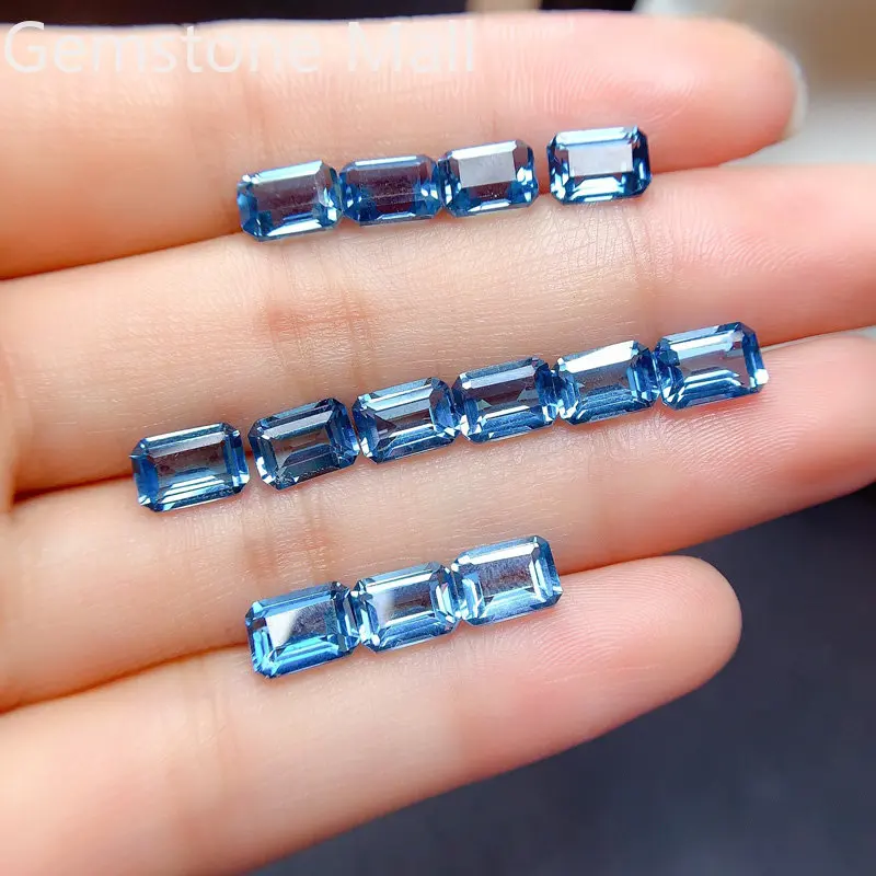 Emerald Cut Natural Topaz 4mm* - đánh giá và giá Jewelry Making In London
