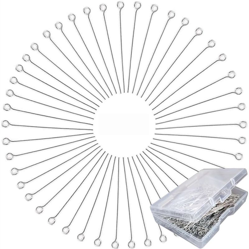 A01F-Hot 300 Pcs 1.6 Inch 304  - đánh giá và giá Jewelry Making Eye Pins