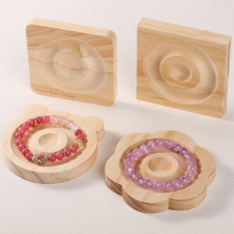 1Pc DIY Natural Wooden Beading - đánh giá và giá Jewelry Making Tray