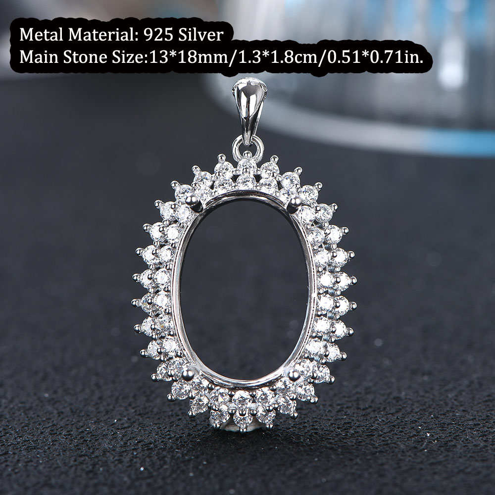 13x18mm S925 Sterling Silver R - đánh giá và giá Jewelry Making Gemstones