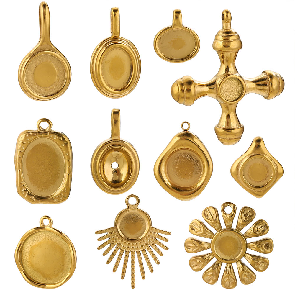 4-5PCS Stainless Steel Gold Ch - đánh giá và giá Jewelry Making Tray