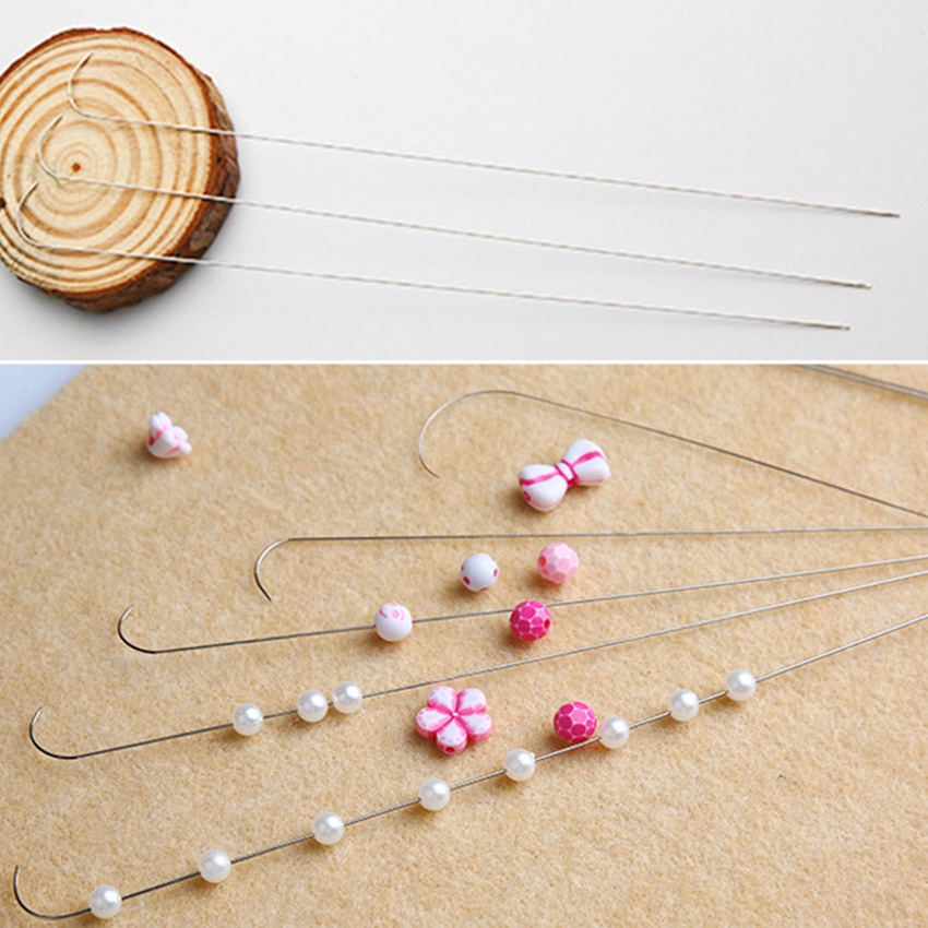 3pcs Stainless Steel Curved Ho - đánh giá và giá Jewelry Making Eye Pins