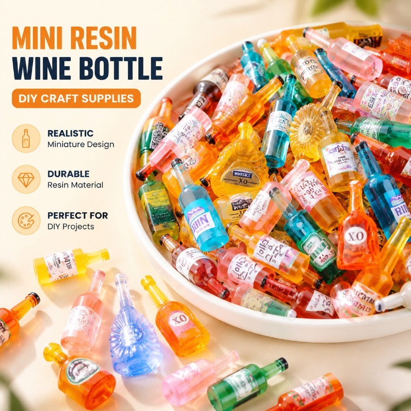 Miniature Simulated Wine Bottl - đánh giá và giá Jewelry Making Accessories