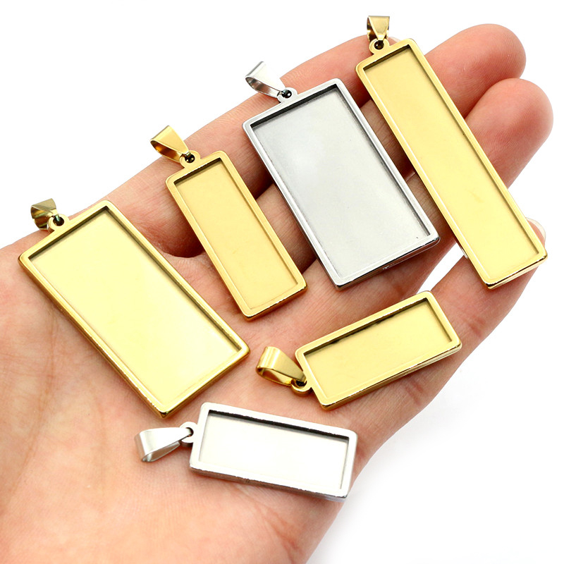 5-10pcs thép không gỉ hình chữ - đánh giá và giá Jewelry Making Tray