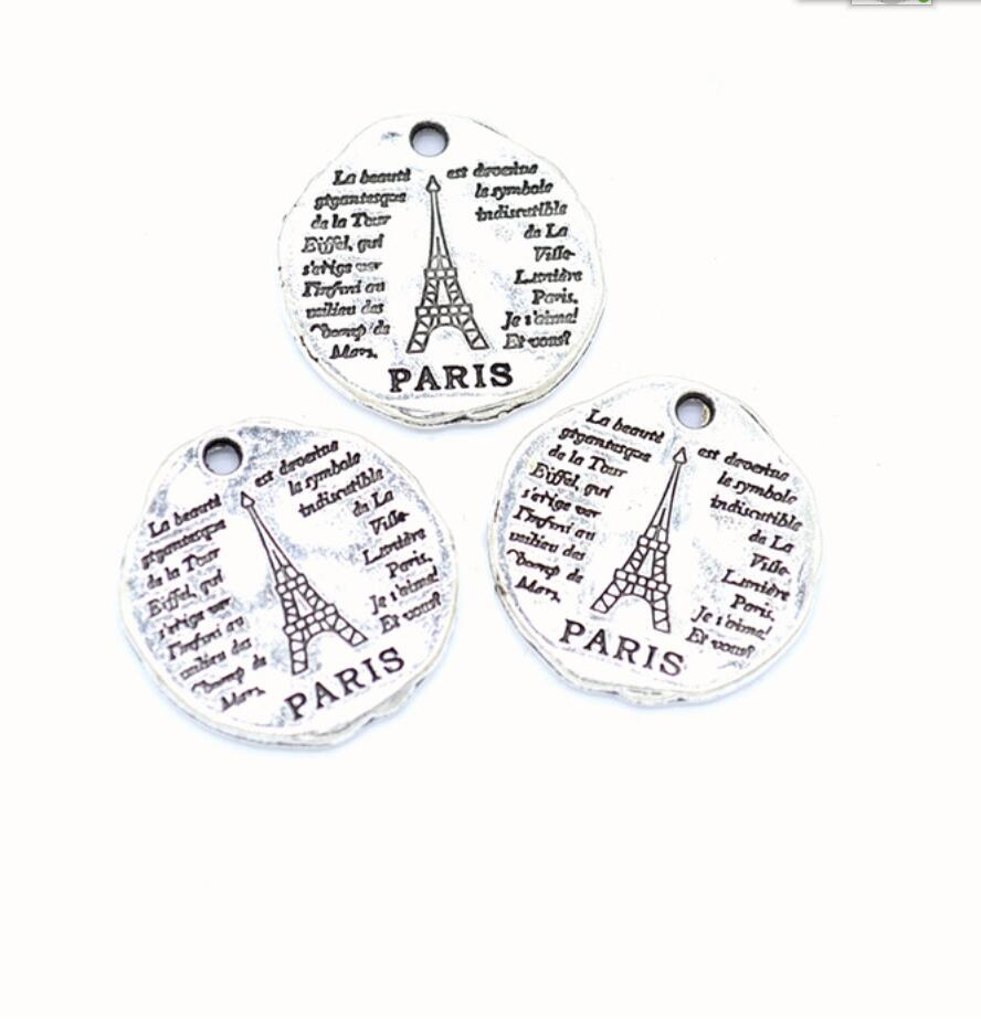 5pcs Charms Paris Eiffel Tower - đánh giá và giá Jewelry Making Paris