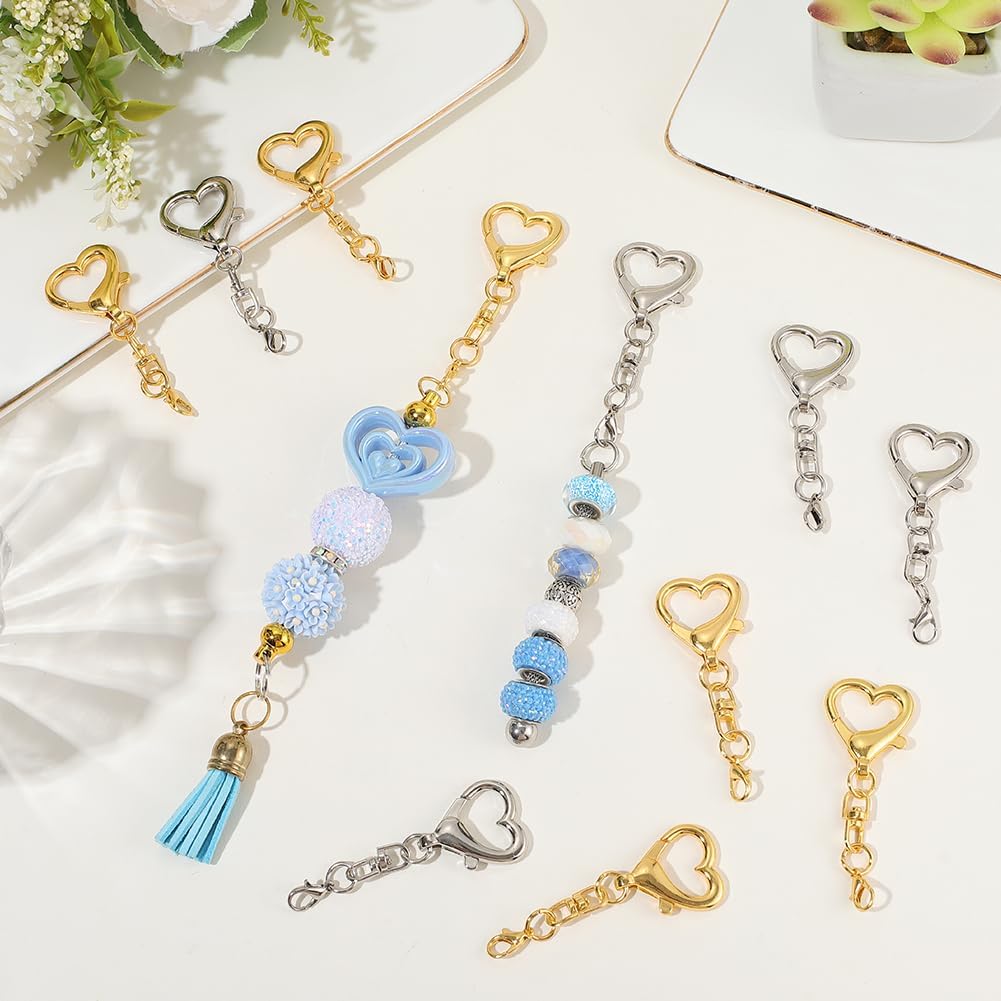 5/15/30Pcs Heart Shaped Swivel - đánh giá và giá Jewelry Making Hardware