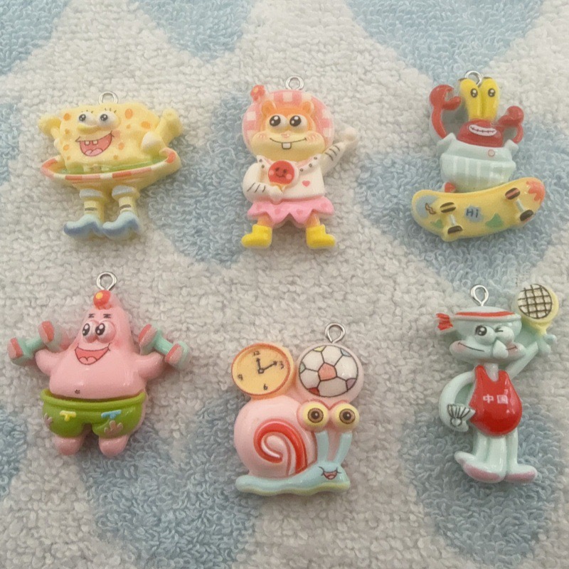 10pcs cartoon resin pendant, D - đánh giá và giá Jewelry Making Accessories